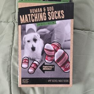 Premier Finds Human and Dog Matching Socks